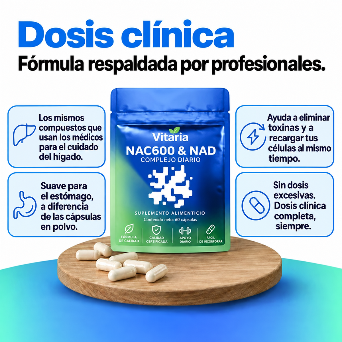 Lo que tu cuerpo necesita, en la dosis que realmente funciona.